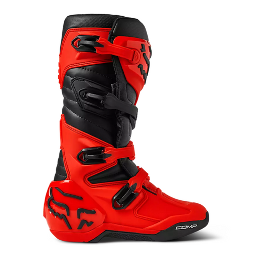 FOX COMP BOOT FLUORESCENT  RED