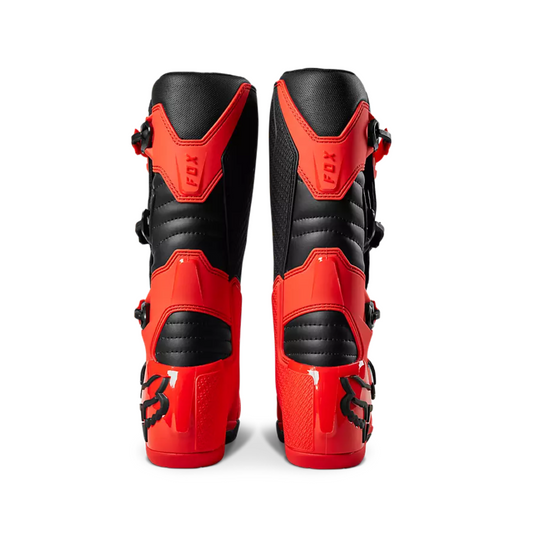 FOX COMP BOOT FLUORESCENT  RED