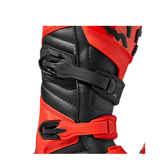 FOX COMP BOOT FLUORESCENT  RED