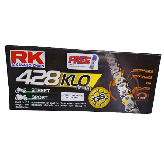RK GOLD 428KLO (GS) O-RING CHAIN NT