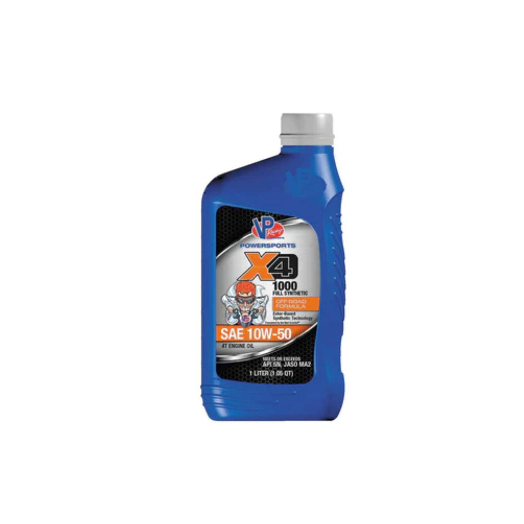 VP X4 1000 FOUR STROKE ENGINE OIL- FULL SYNT OFFROAD FORMULA SAE 10W-50