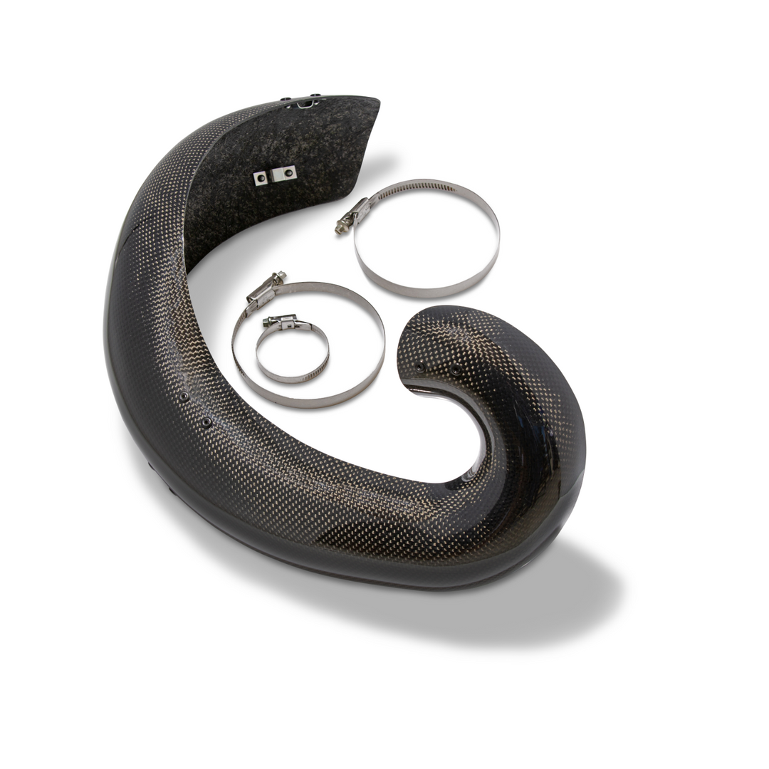 KIT CARBON PIPE GUARD 2T FMF