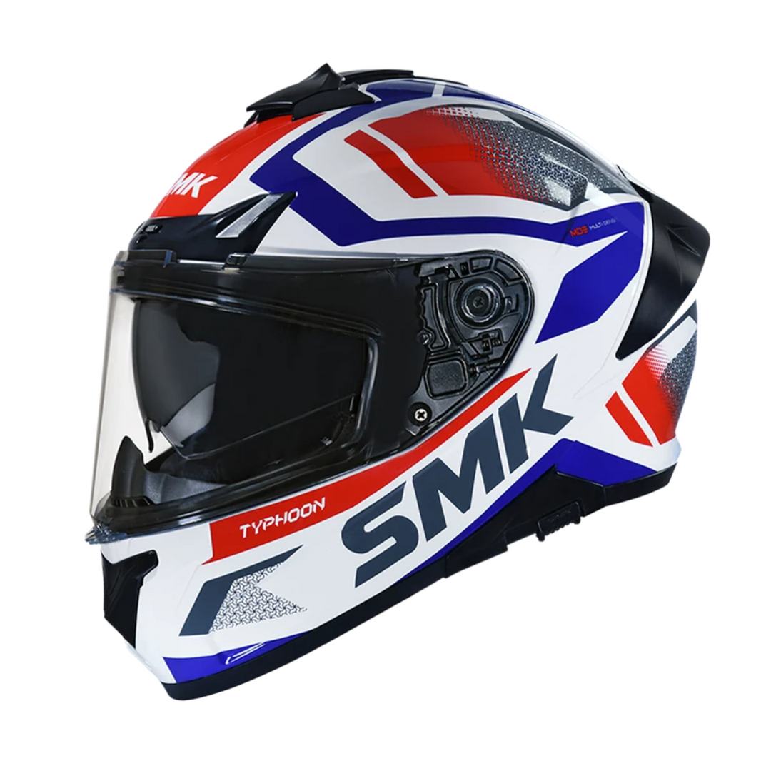 N1 FULL FACE HELMET SMK TYPHOON S01 WITH CLEAR VISOR THORN GRAPHIC