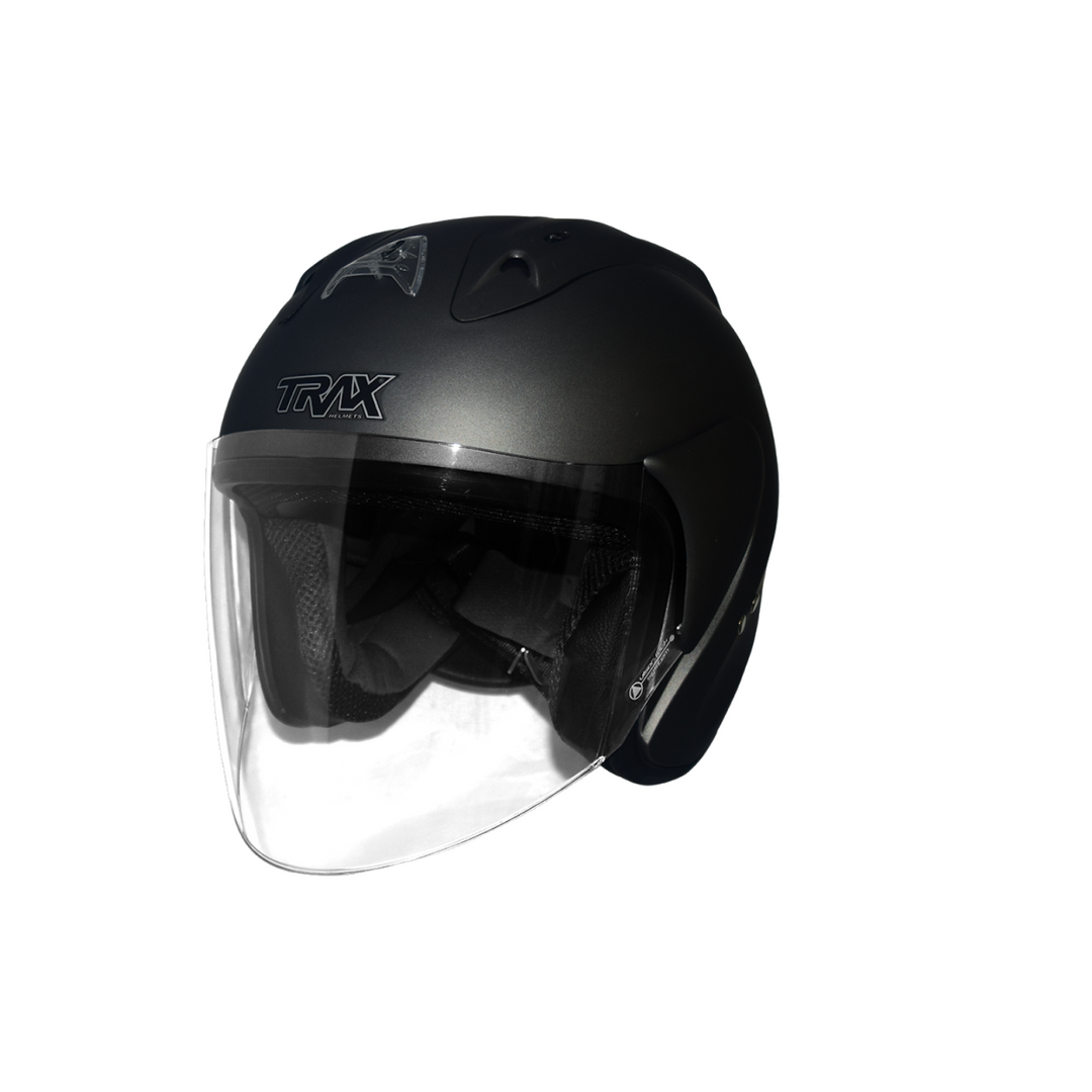 TRAX-HELMET TR03ZR MATT TITAN (F17 M)
