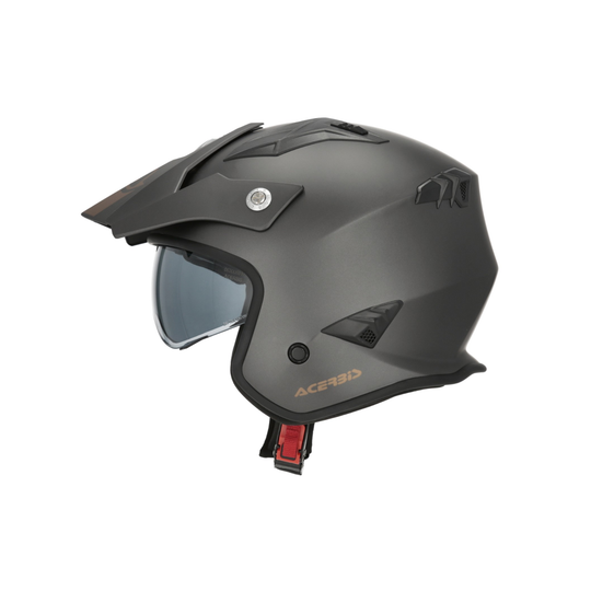 Acerbis Open Face Jet Aria Metallic Helmet ECE 22-06 Approved