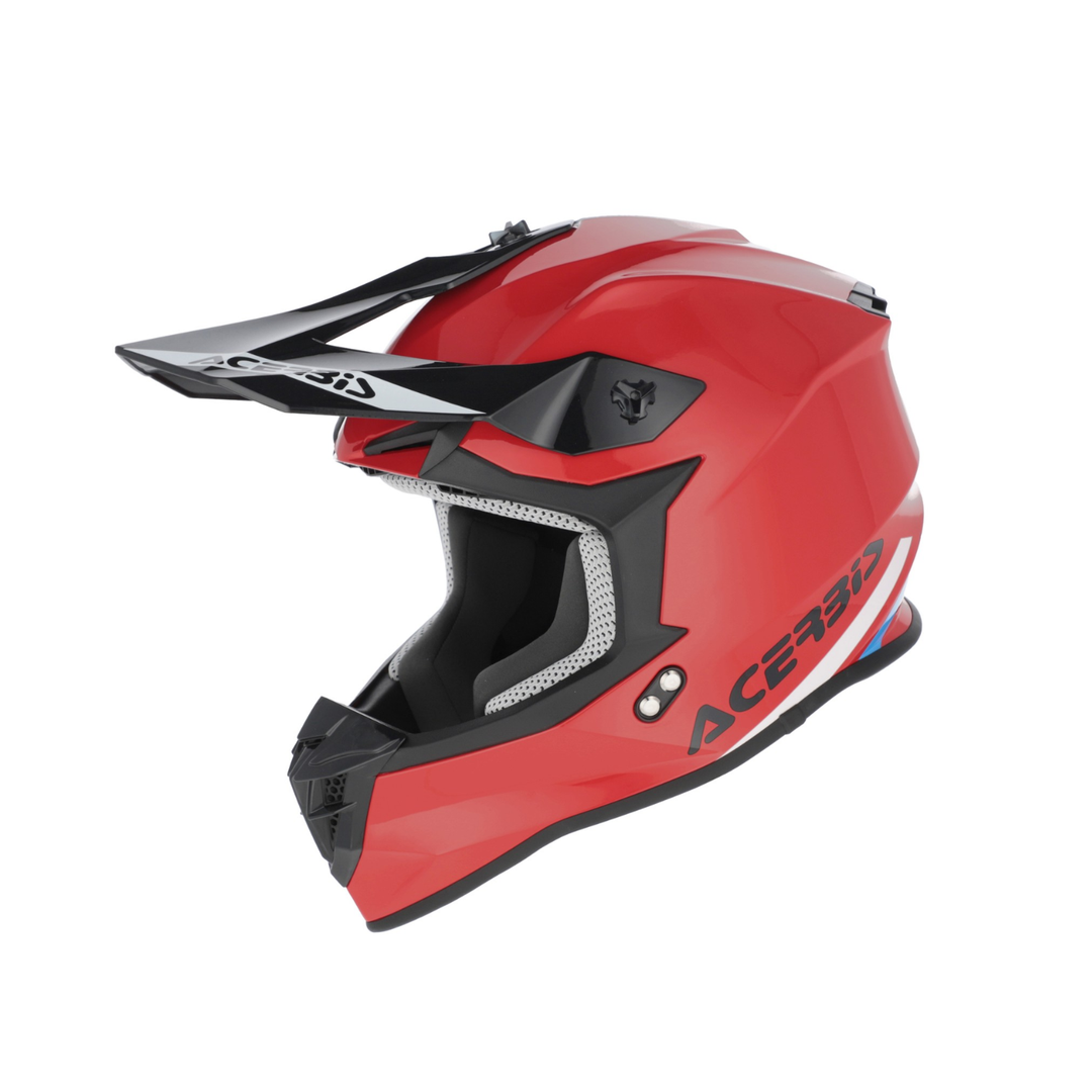Acerbis Motocross And Enduro Linear Solid Color Helmet ECE 22-06 Approved