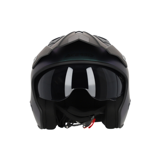 Acerbis Open Face Jet Aria Metallic Helmet ECE 22-06 Approved