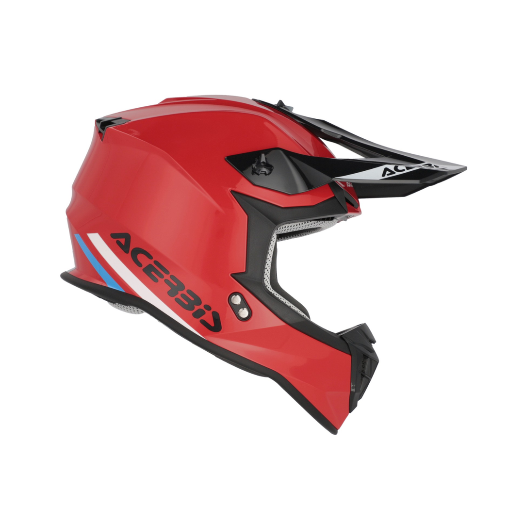 Acerbis Motocross And Enduro Linear Solid Color Helmet ECE 22-06 Approved
