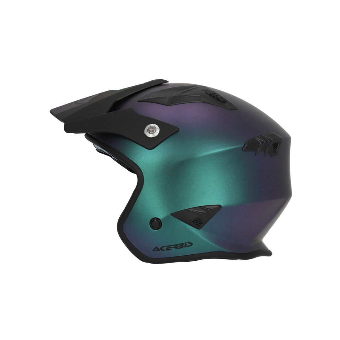 Acerbis Open Face Jet Aria Metallic Helmet ECE 22-06 Approved