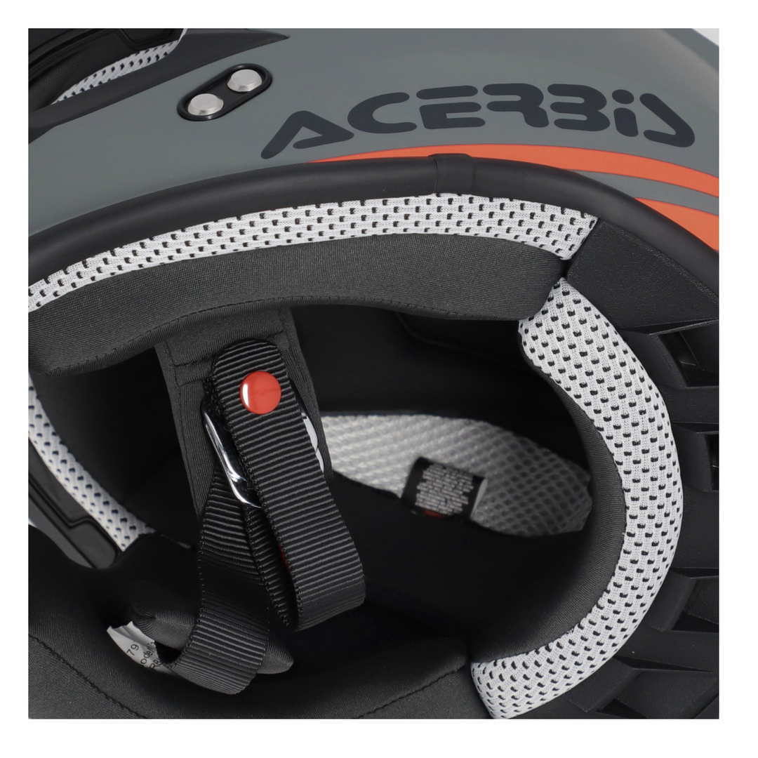 Acerbis Motocross And Enduro Linear Solid Color Helmet ECE 22-06 Approved