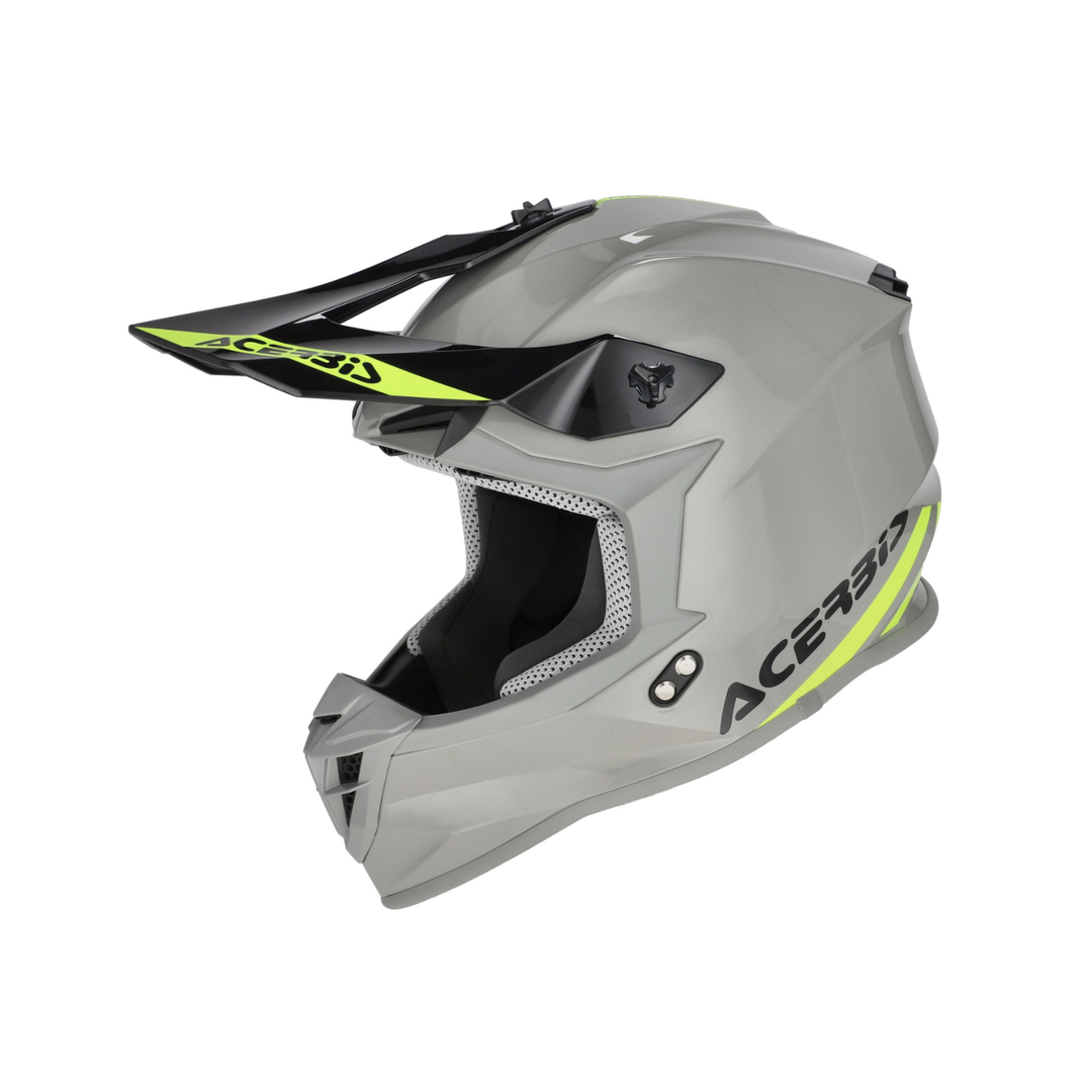 Acerbis Motocross And Enduro Linear Solid Color Helmet ECE 22-06 Approved