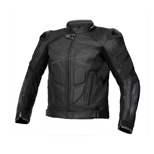 SPYKE Estoril Evo Motorcycle Riding Leather Jacket