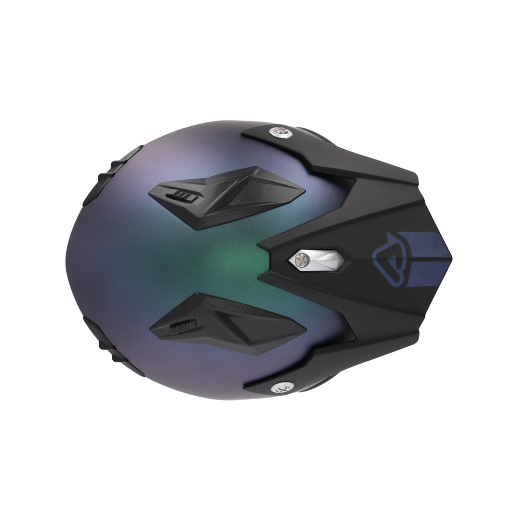 Acerbis Open Face Jet Aria Metallic Helmet ECE 22-06 Approved