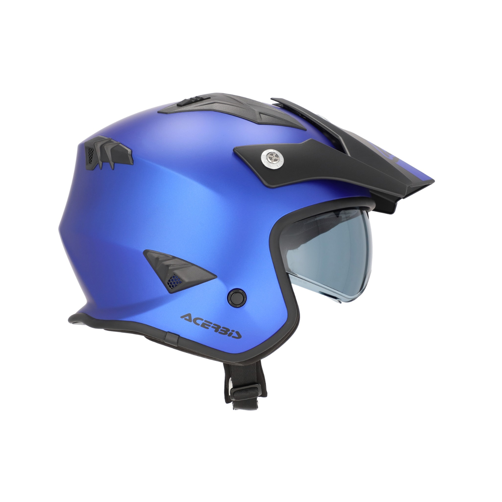 Acerbis Open Face Jet Aria Metallic Helmet ECE 22-06 Approved