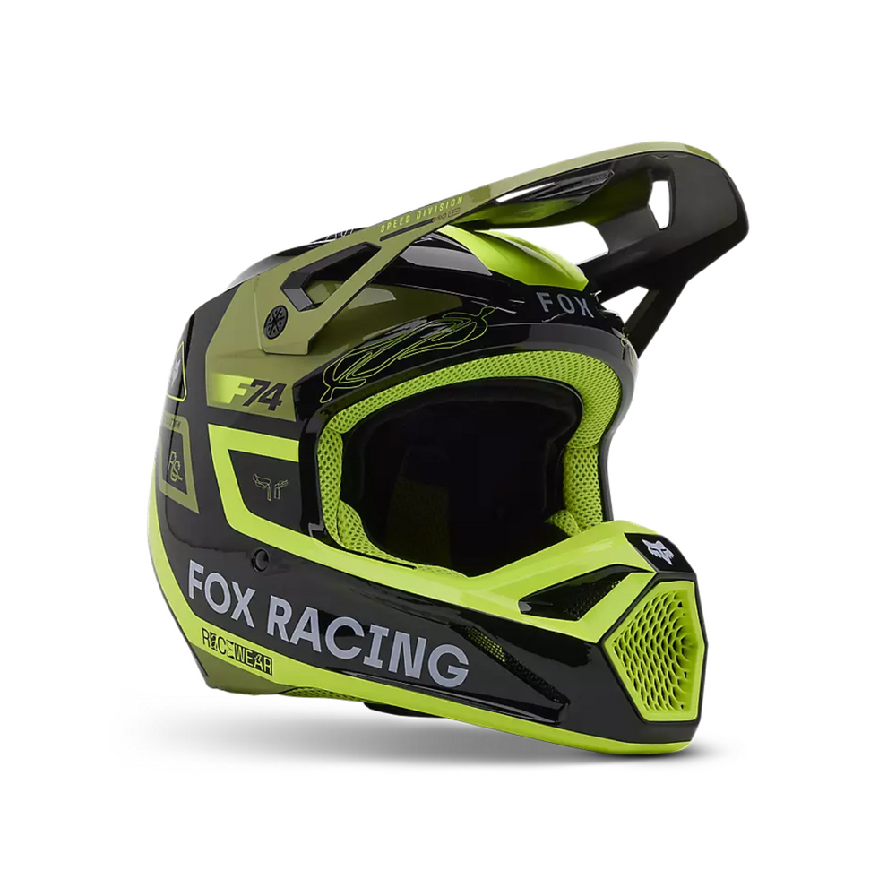 FOX-V1 Race Spec Helmet Pale Green