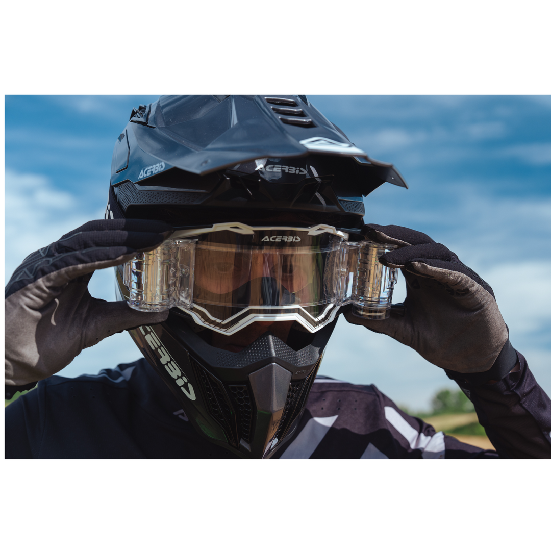 Acerbis Vulcan +Roll Off Motocross Goggles