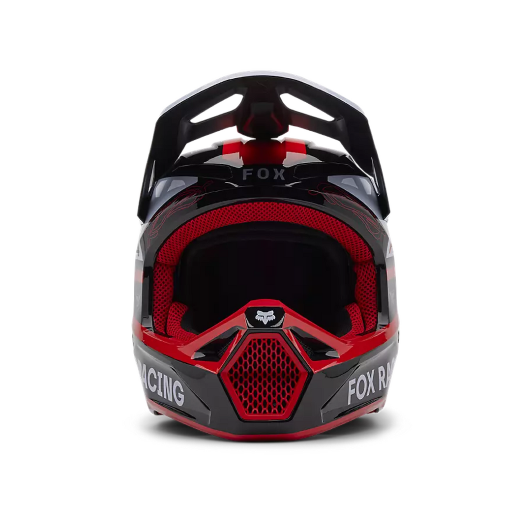 FOX-V1 Race Spec Helmet Fluorescent Red