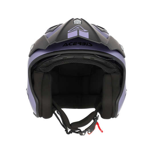 Acerbis Open Face Jet Aria Metallic Helmet ECE 22-06 Approved