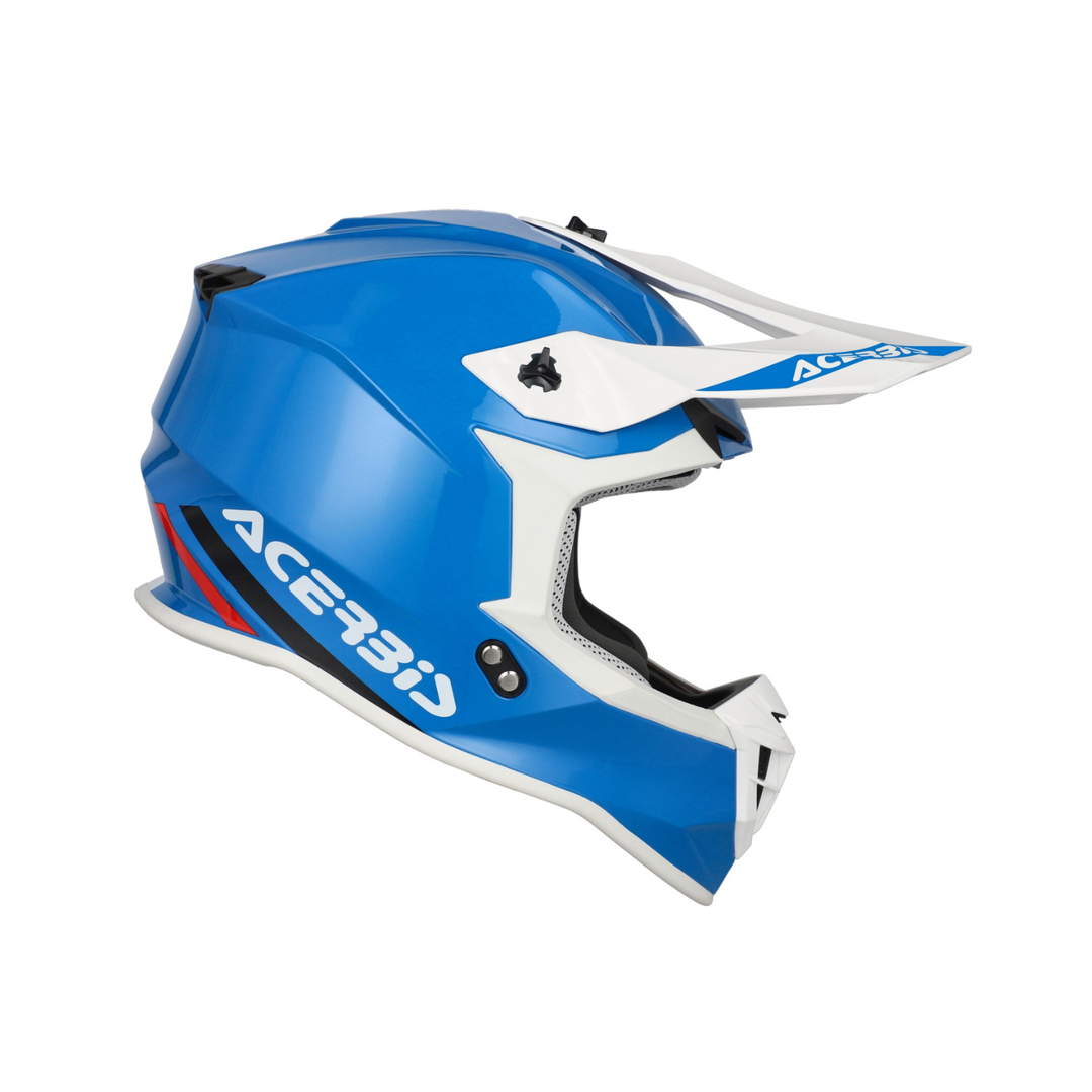 Acerbis Motocross And Enduro Linear Solid Color Helmet ECE 22-06 Approved