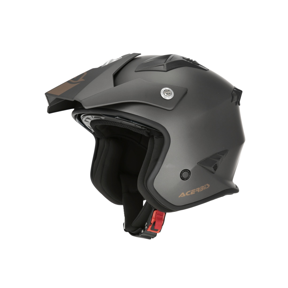 Acerbis Open Face Jet Aria Metallic Helmet ECE 22-06 Approved