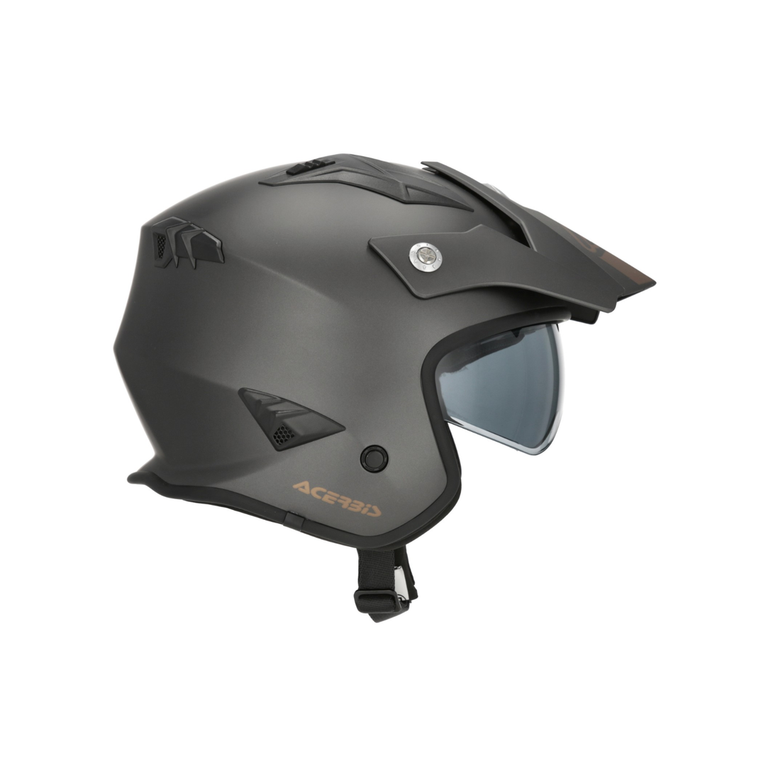 Acerbis Open Face Jet Aria Metallic Helmet ECE 22-06 Approved