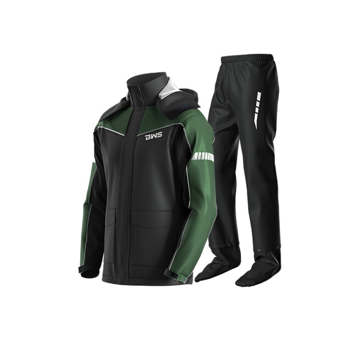 BWS Baju Hujan set with detachable hood and shoe cover
