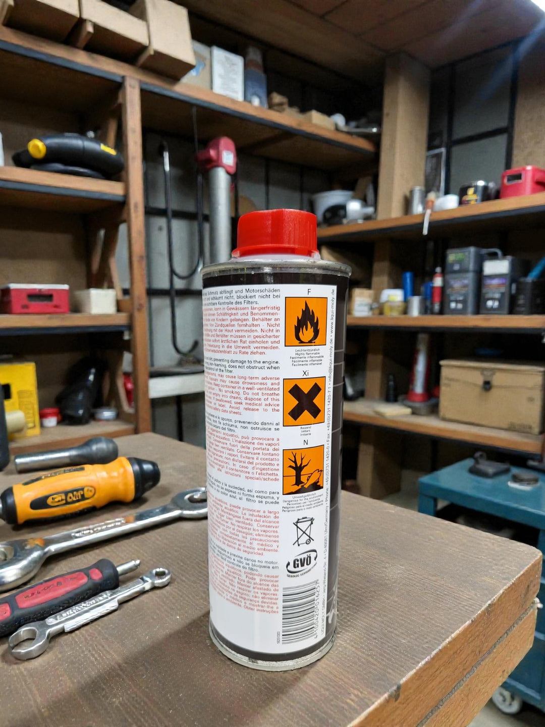 Foam filter oil prevents from sands, dust and liquids