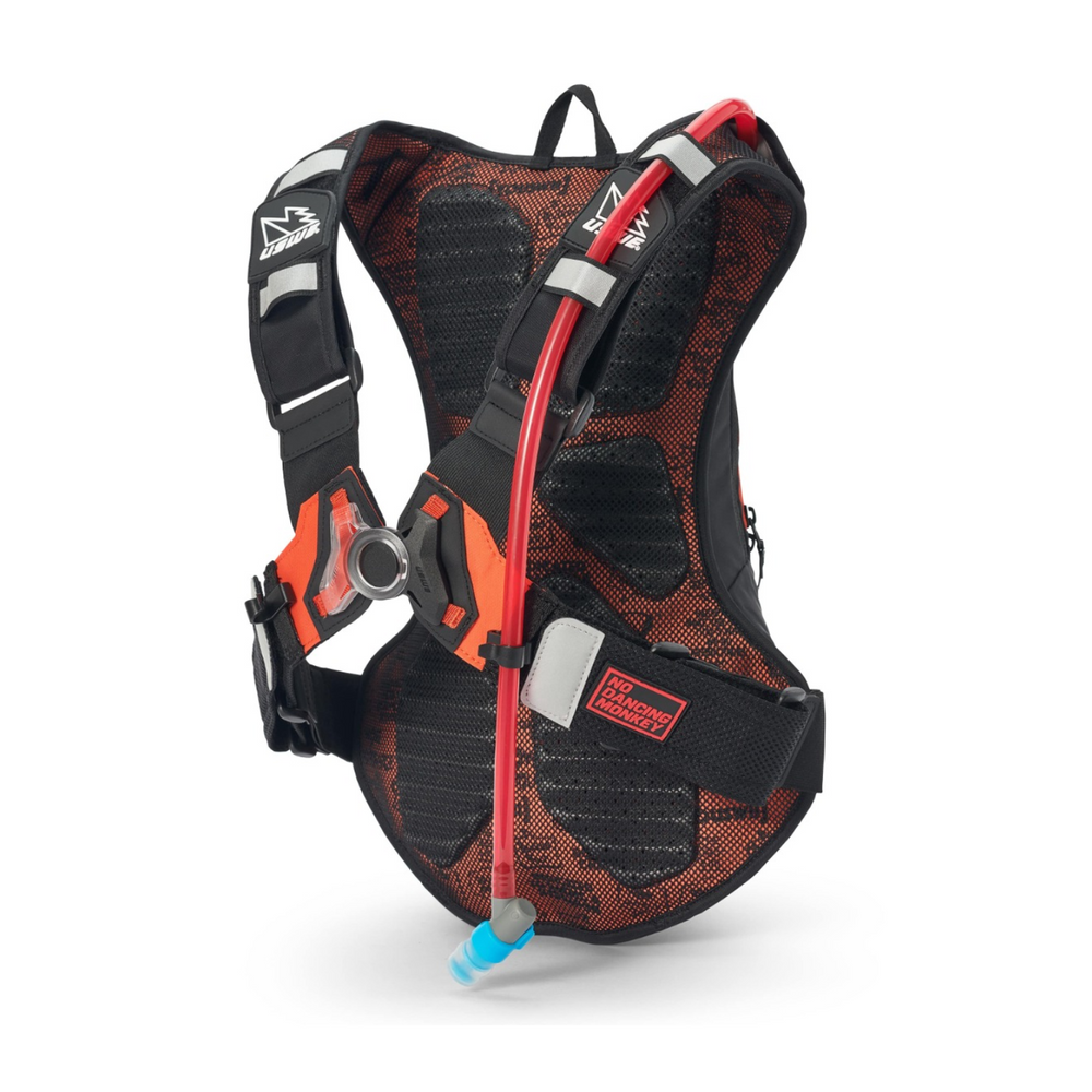Breathable back panel and shoulder straps