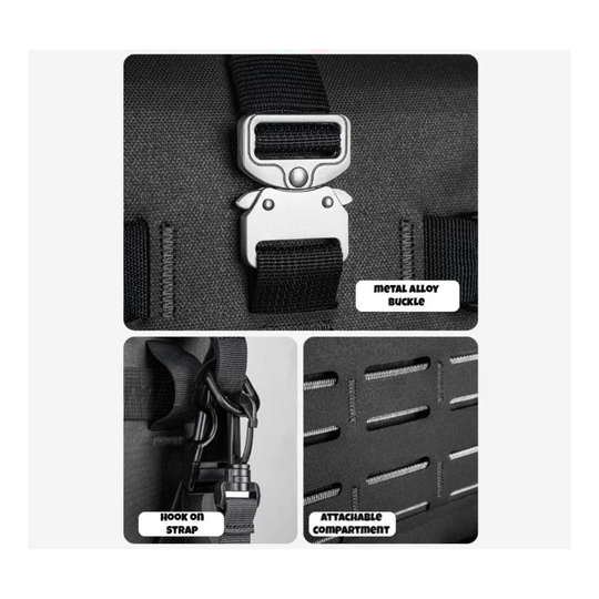 Easy buckle and adjustable strap riding bag