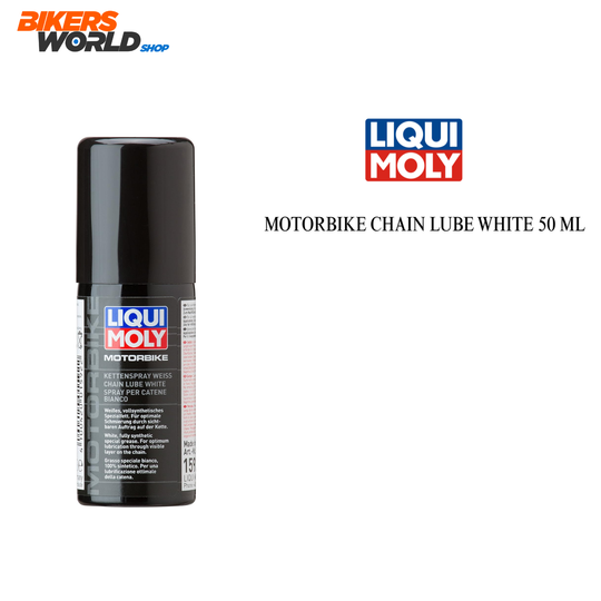 LIQUI MOLY MOTORBIKE CHAIN SPRAY WHITE 50ML