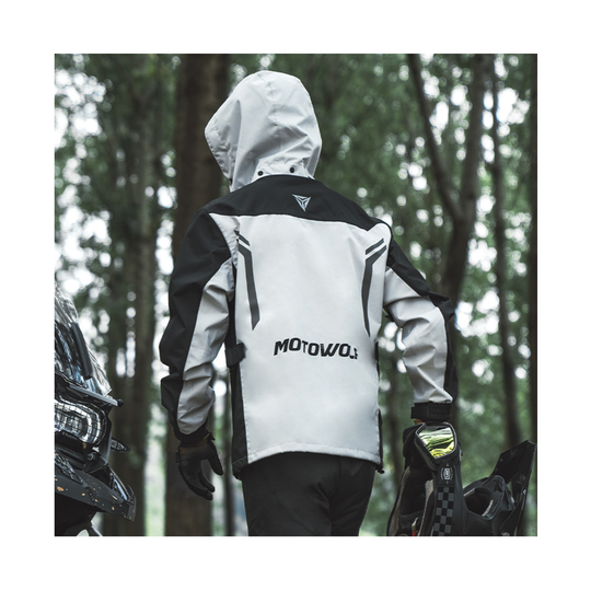 MOTOWOLF PREMIUM WATERPROOF MULTIS RAINCOAT WITH SHOE COVER AND CARRY POUCH