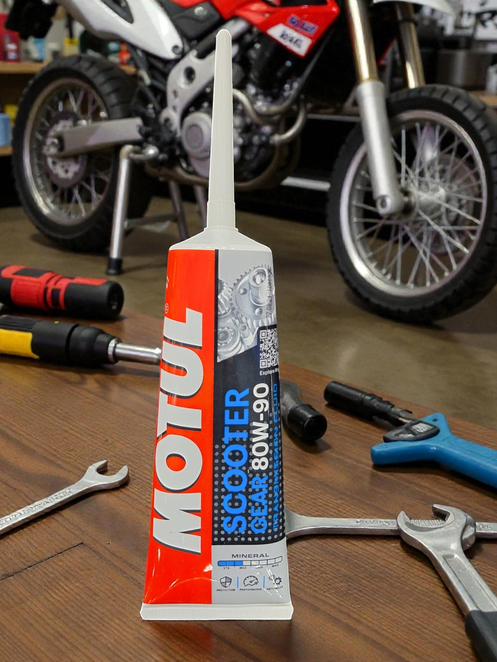 Motul easy top up scooter gear oil 80W90 120ml