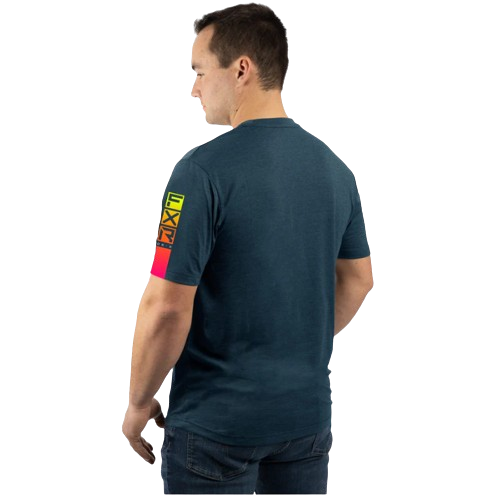 M HELIUM TECH SS JERSEY 22 STEEL HEATHER/HIVIS RASPBERRY