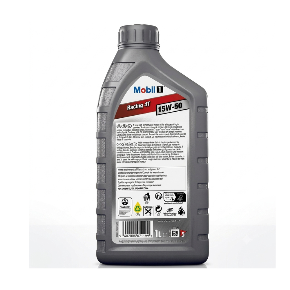 Mobil 15W50 4T Motorcycle Engine Oil 