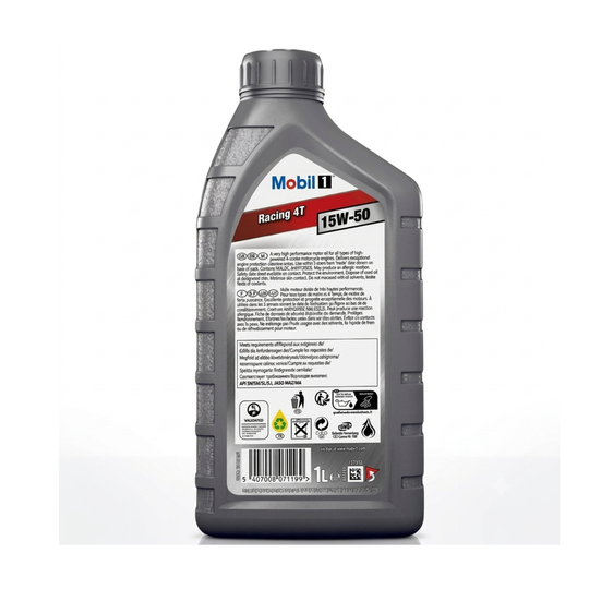 Mobil 15W50 4T Motorcycle Engine Oil 