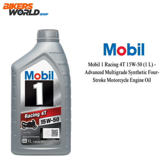 Mobil 1 Racing 4T 15W50 motorcycle engine oil 