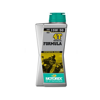 MOTOREX FORMULA 4T SAE 15W/50 MA2-Synthetic Quality Engine Oil for 4-Stroke Motorcycles