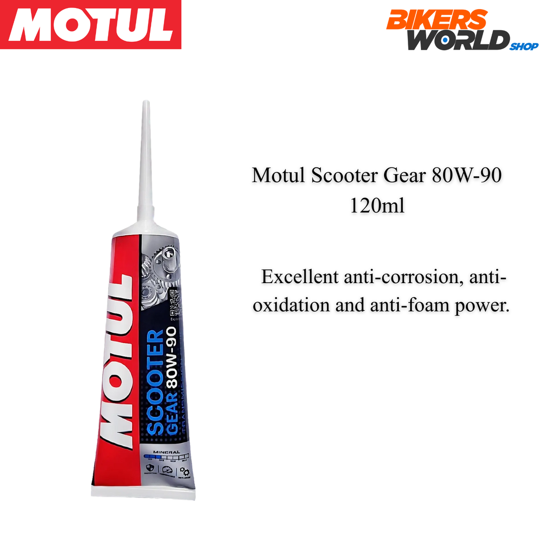 motul 80w90 gear oil MOTUL SCOOTER GEAR OIL 80W-90 Heavy Load & Moped Transmission Performance both 2 stroke & 4 stroke – BikersWorld Shop