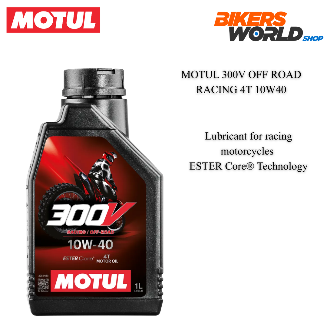 Motul 300V engine oil for racing motorcycle