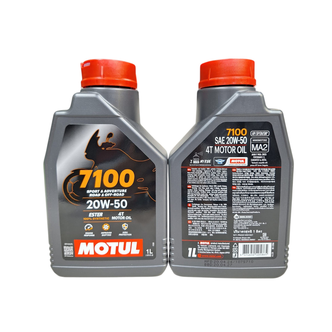 7100 SAE 20W50 4T Motor Oil On road/offroad 1L