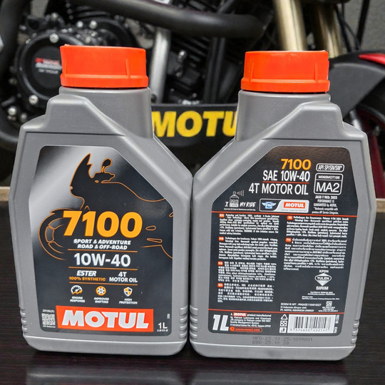 7100 10W40 4T Formulated for Sharp Engine Performance 1L