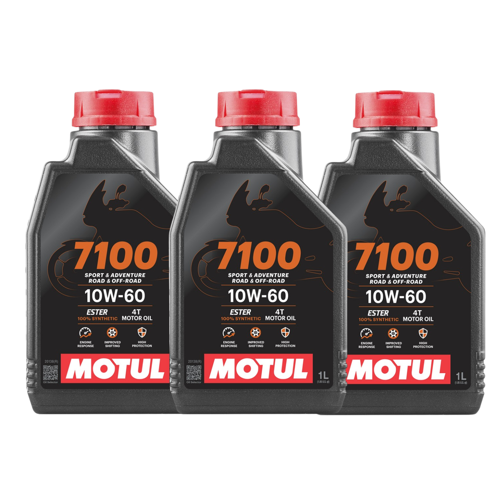 Motul 7100 10W60 4T fully synthetic motor oil 3L