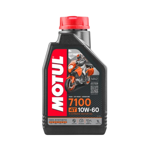 Motul 7100 4T 1L Motor oill for off road and road racing.