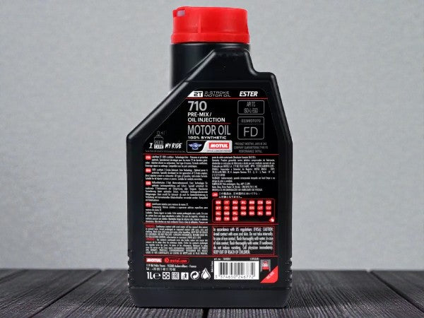 Motul 710 2T fully synthetic motor oil 1L