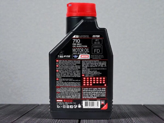 Motul 710 2T fully synthetic motor oil 1L
