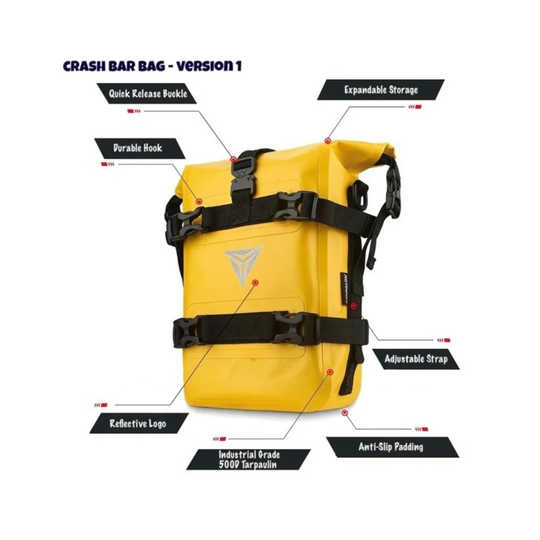 Motorcycle Bag with reflective logo 8L