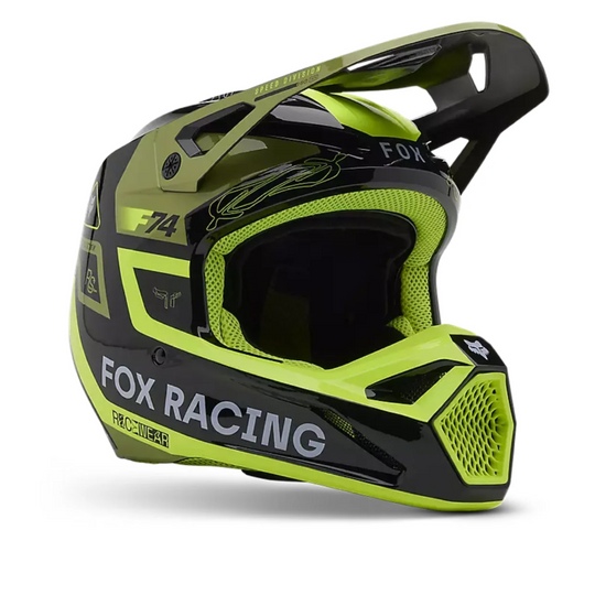 FOX-V1 Race Spec Helmet Pale Green