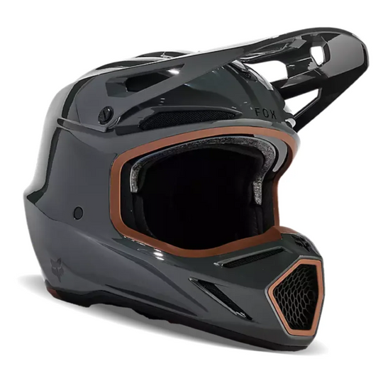 FOX V3 RS Carbon Solid Helmet