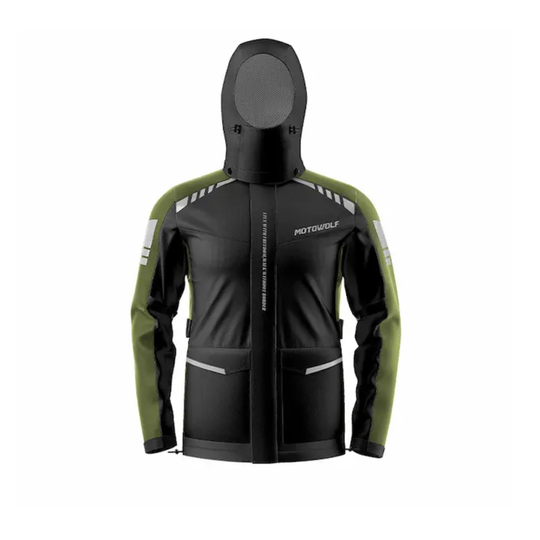Motowolf Raincoat RC1 Army Green