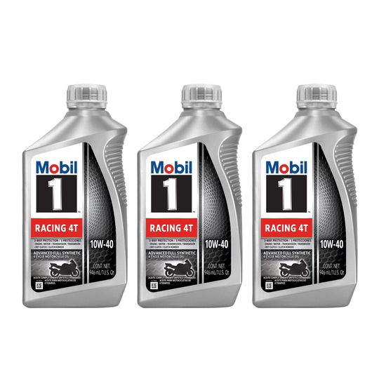 MOBIL 1 RACING 4T 10W40 Full Synthetic Motor Oil